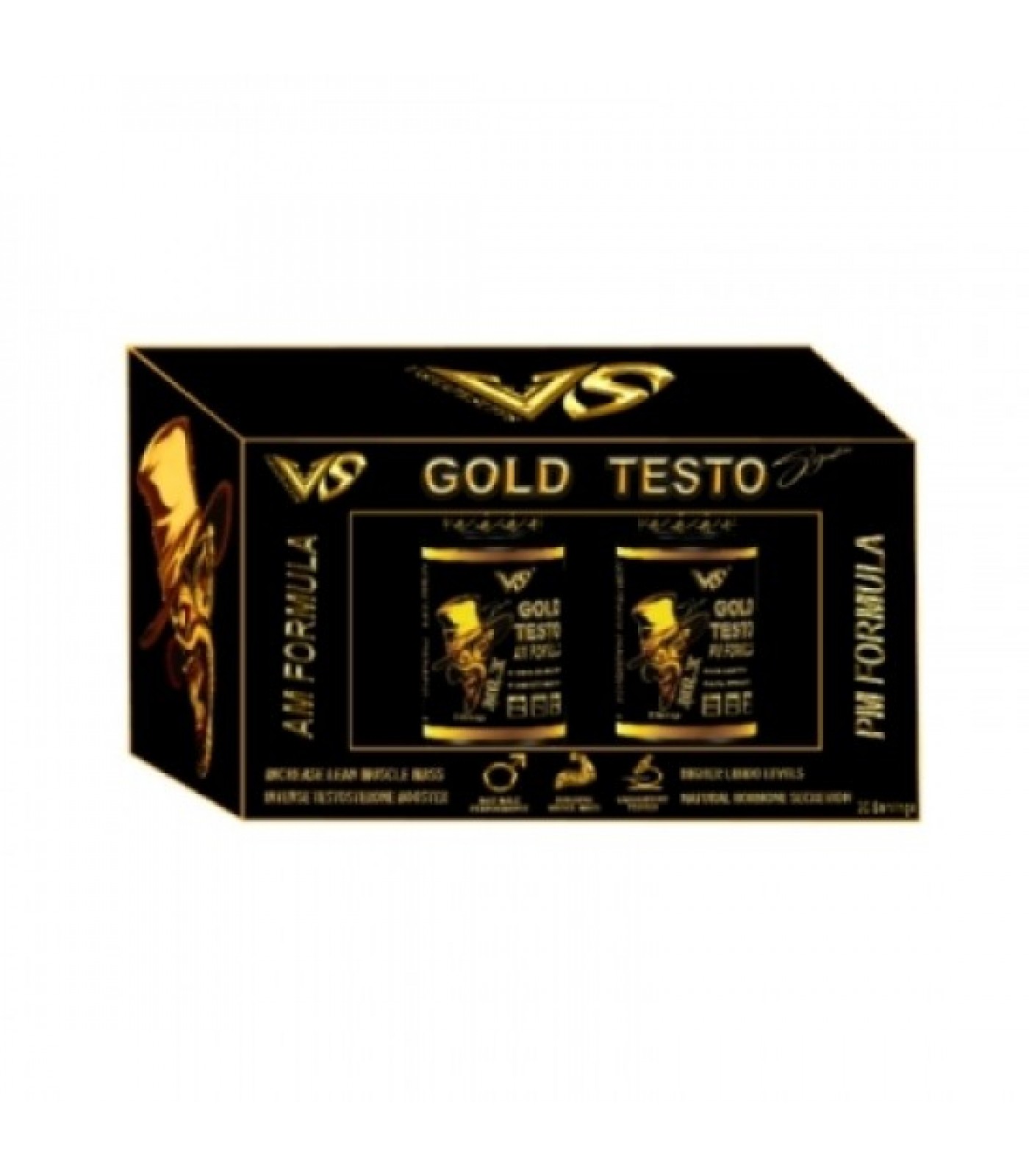 V-SHAPE SUPPS MR. X GOLD TESTO AM / PM FORMULA